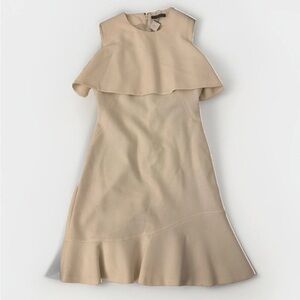 New Alexander McQueen Sleeveless Midi White Dress Size40 $1860